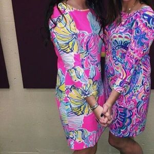 Lilly Pulitzer Shift Dress (left)